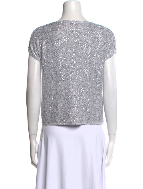 Amina Rubinacci Silk Scoop Neck Sweater