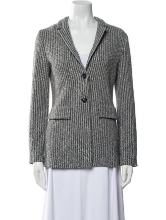 Amina Rubinacci Wool Printed Blazer
