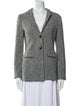 Amina Rubinacci Wool Printed Blazer
