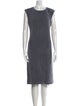 Amina Rubinacci Wool Midi Length Dress