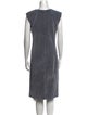 Amina Rubinacci Wool Midi Length Dress