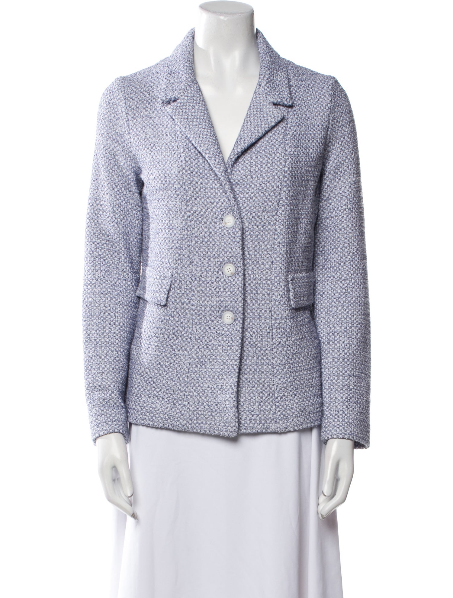Amina Rubinacci Tweed Printed Blazer