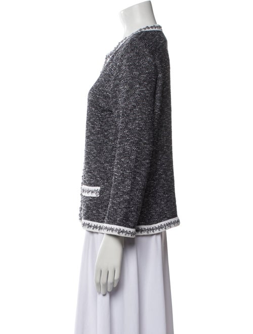 Amina Rubinacci Tweed Pattern Evening Jacket