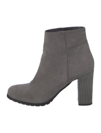 Amina Rubinacci Suede Colorblock Pattern Boots