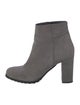 Amina Rubinacci Suede Colorblock Pattern Boots
