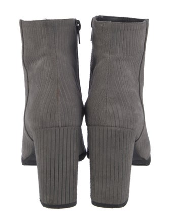 Amina Rubinacci Suede Colorblock Pattern Boots
