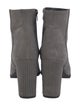 Amina Rubinacci Suede Colorblock Pattern Boots