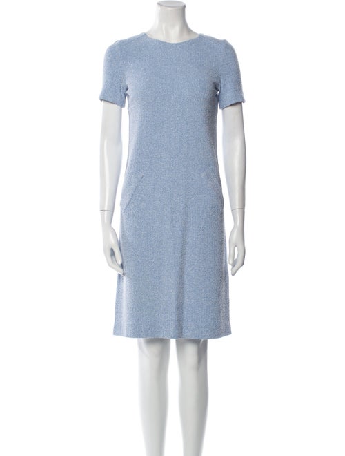 Amina Rubinacci Crew Neck Knee-Length Dress