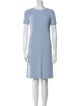 Amina Rubinacci Crew Neck Knee-Length Dress