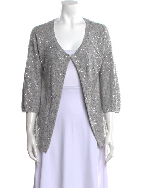 Amina Rubinacci Patterned V-Neck Sweater