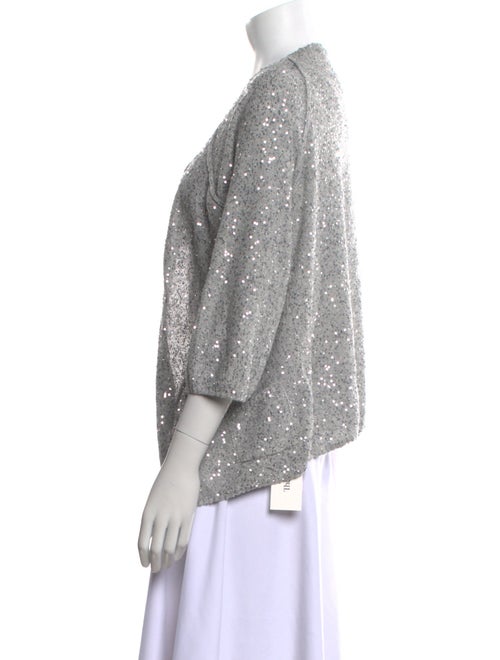 Amina Rubinacci Patterned V-Neck Sweater