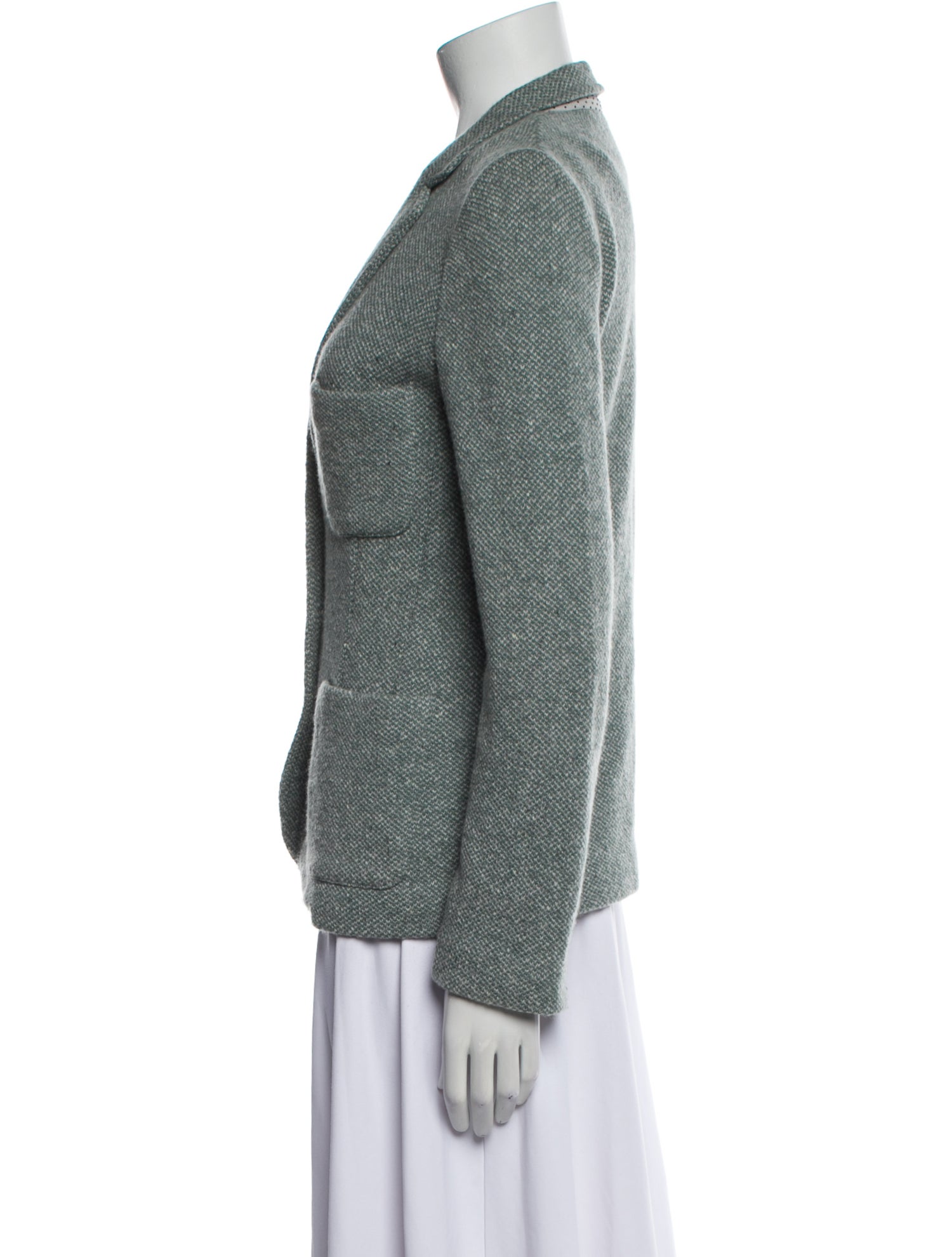 Amina Rubinacci Wool Printed Blazer