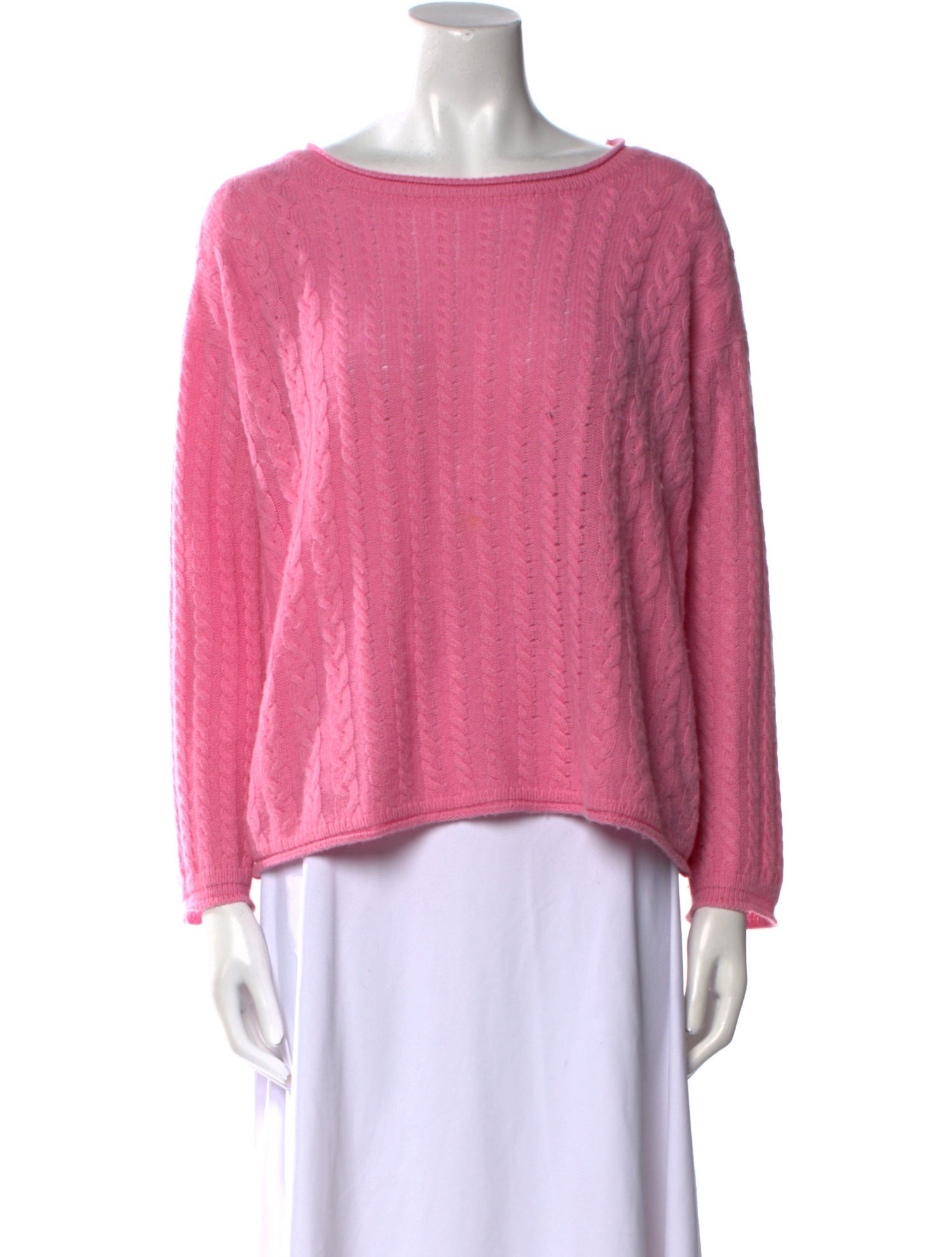 Amina Rubinacci Cashmere Bateau Neckline Sweater