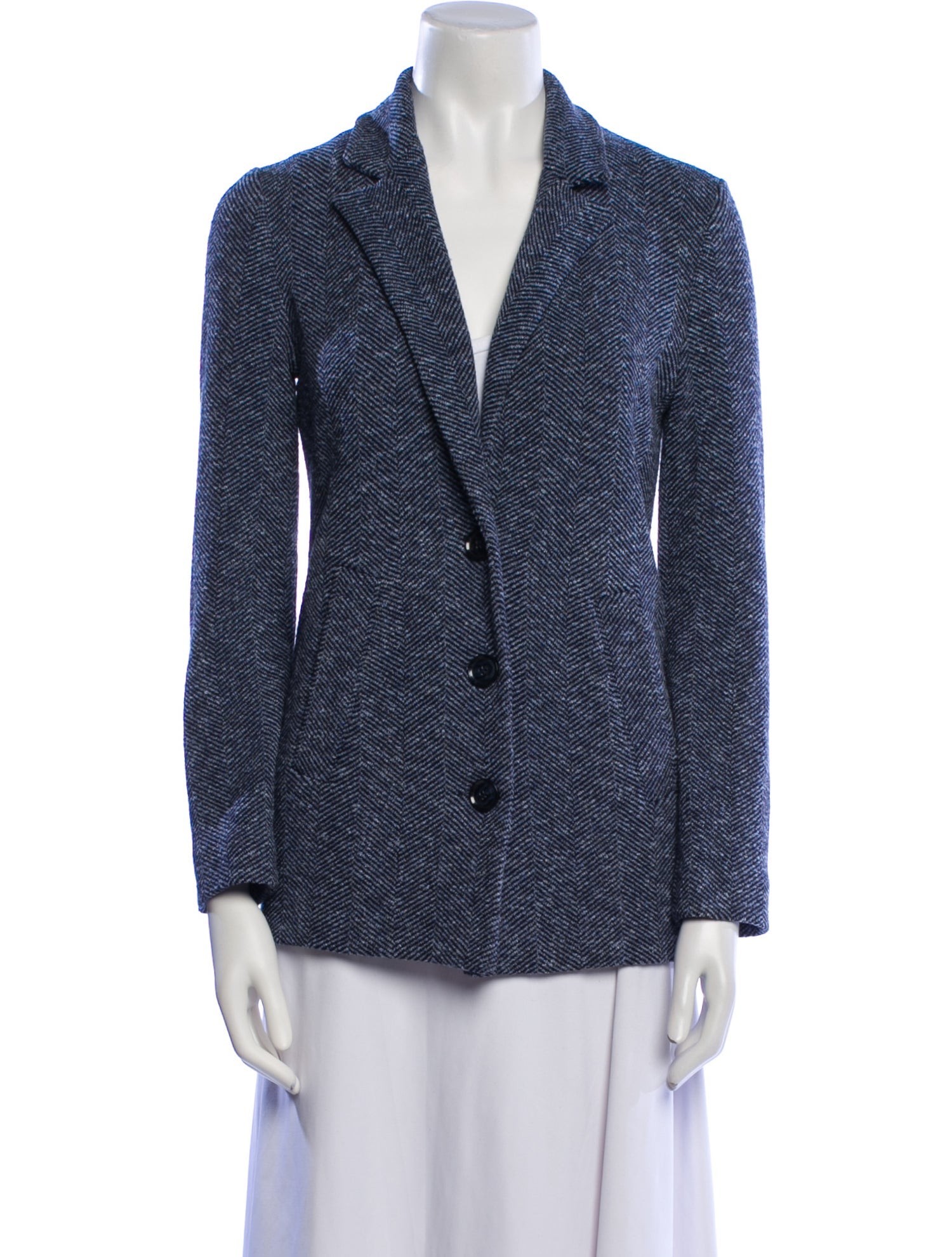 Amina Rubinacci Wool Printed Blazer