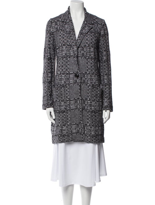 Amina Rubinacci Virgin Wool Animal Print Coat