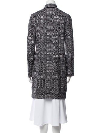 Amina Rubinacci Virgin Wool Animal Print Coat