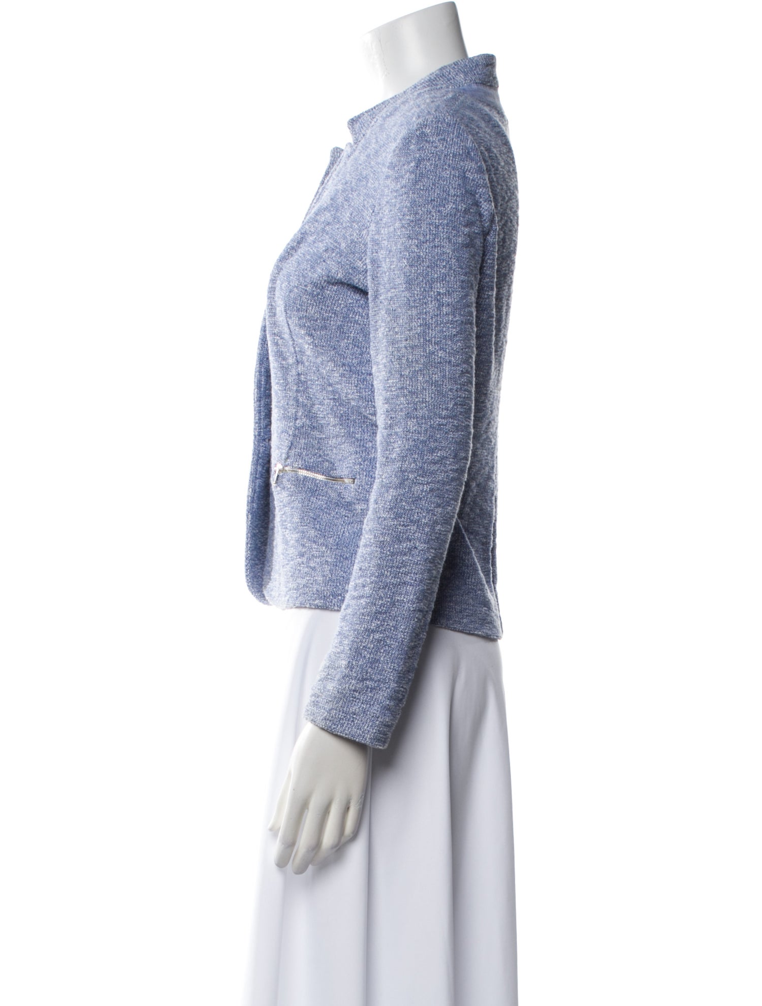 Amina Rubinacci Tweed Pattern Blazer