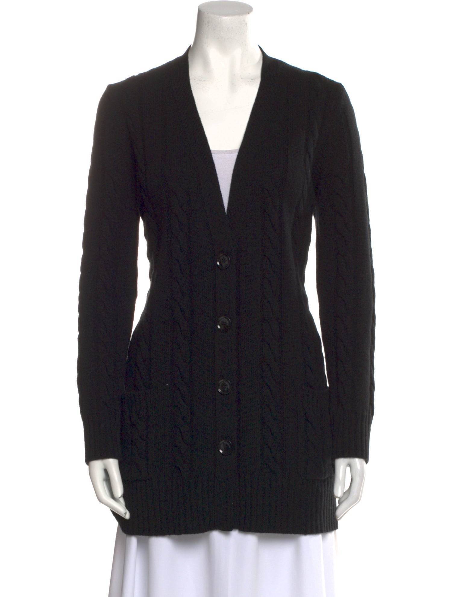 Amina Rubinacci Wool V-Neck Sweater