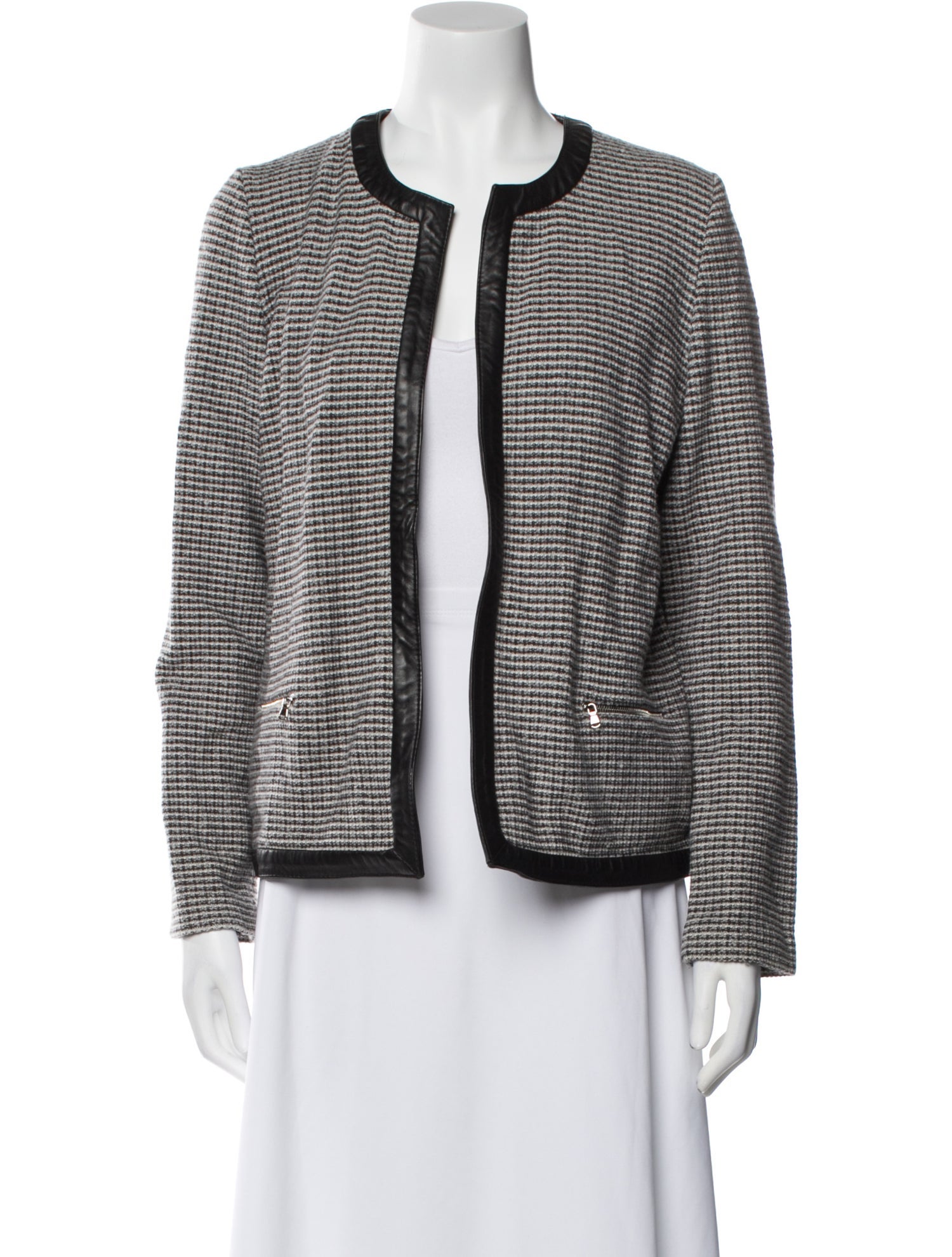 Amina Rubinacci Cashmere Tweed Pattern Evening Jacket
