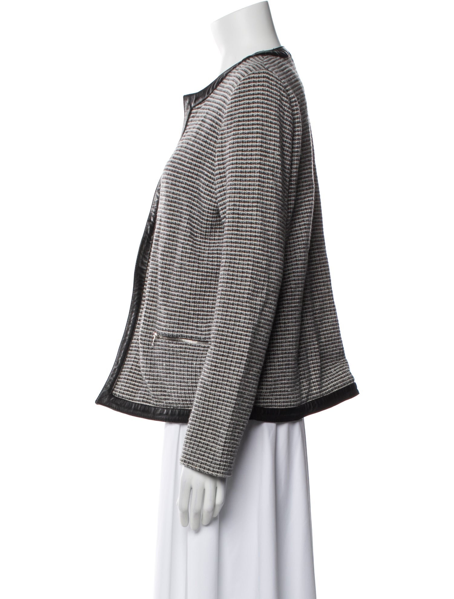 Amina Rubinacci Cashmere Tweed Pattern Evening Jacket