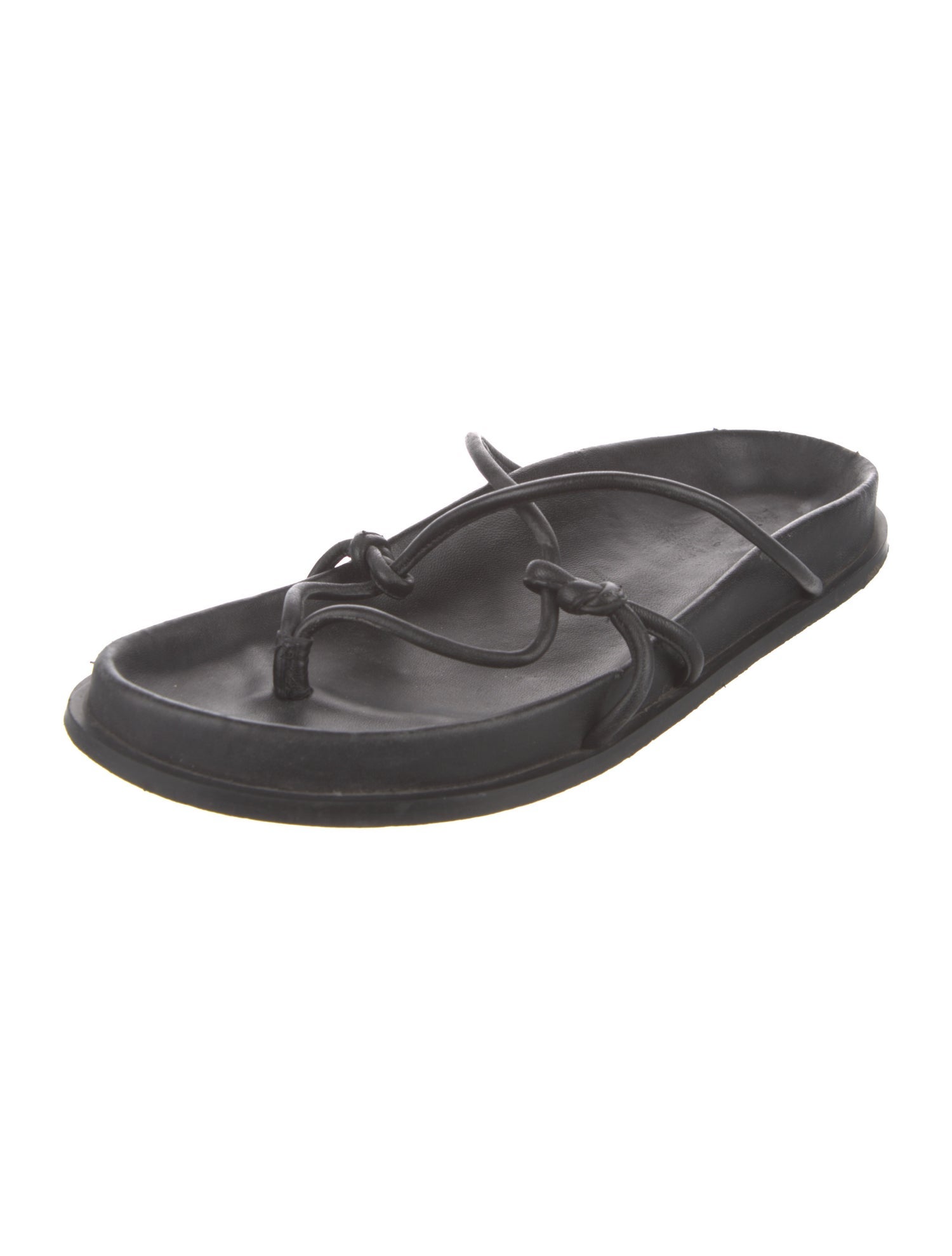 A.Emery Leather Slides