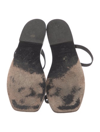 A.Emery Leather Slides