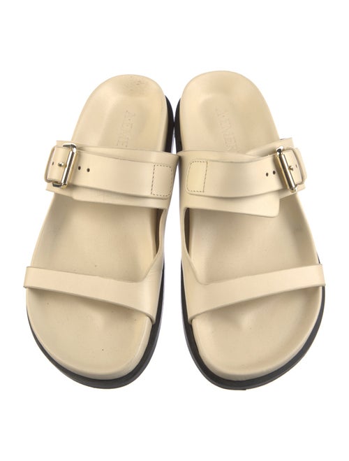 A.Emery Leather Slides