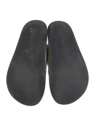 A.Emery Leather Slides