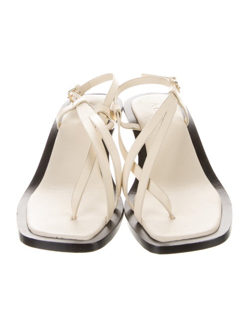 A.Emery Leather Slingback Sandals