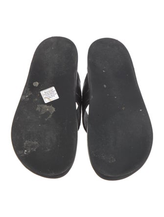 A.Emery Leather Slides