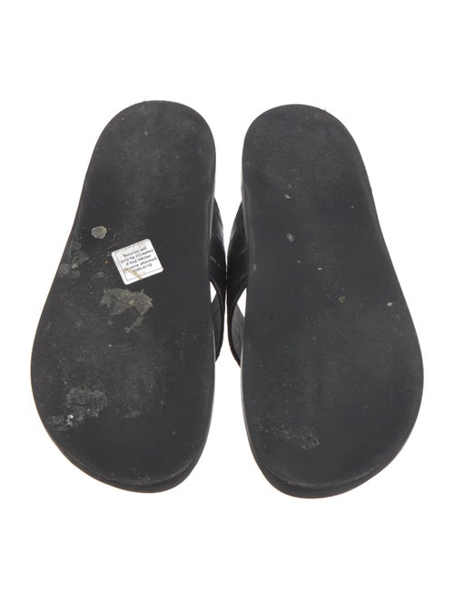 A.Emery Leather Slides