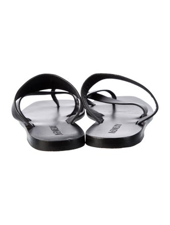 A.Emery Leather Slides