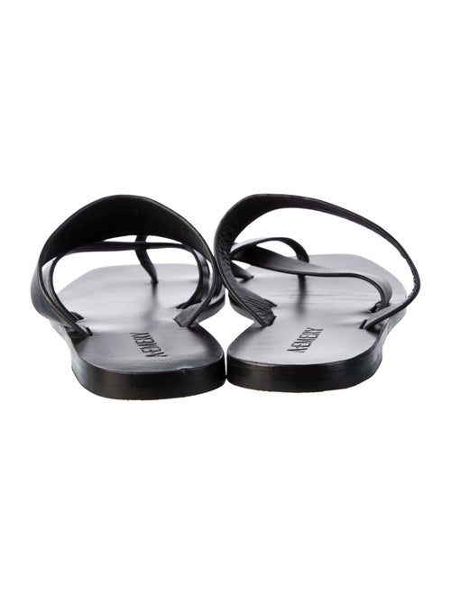 A.Emery Leather Slides