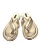 A.Emery Leather Colorblock Pattern Flip Flops