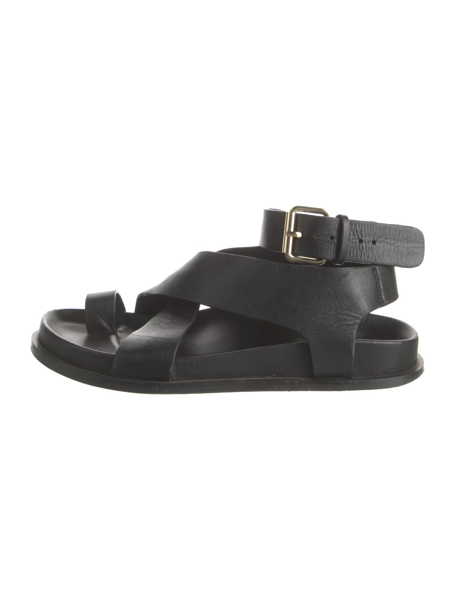A.Emery Leather Slingback Sandals