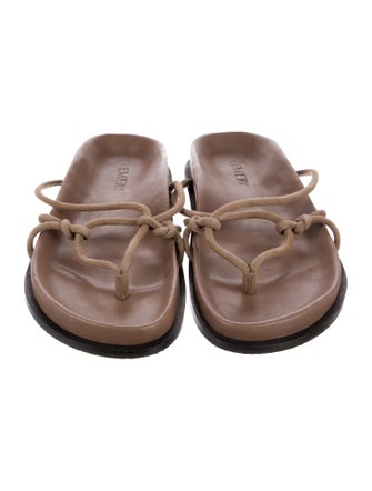 A.Emery Leather Slides