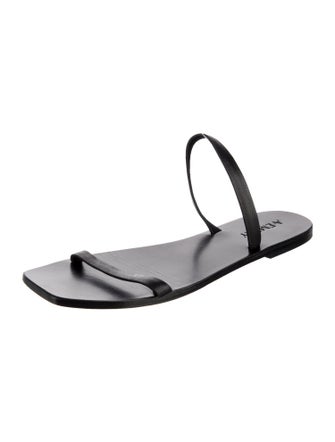 A.Emery Leather Slides