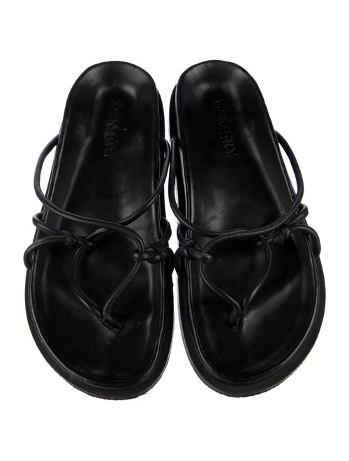 A.Emery Leather Slides