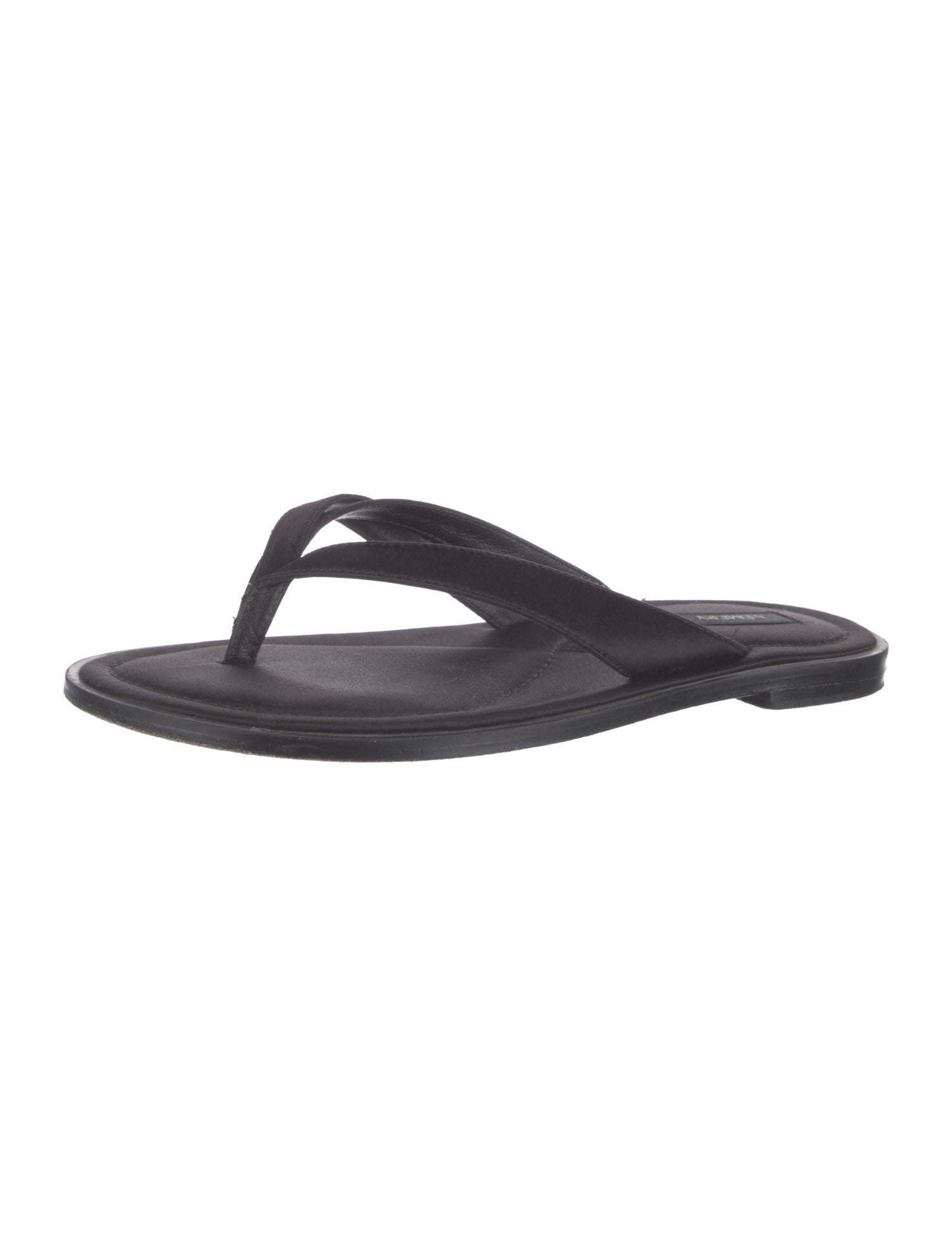 A.Emery Satin Flip Flops