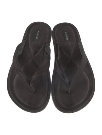 A.Emery Satin Flip Flops