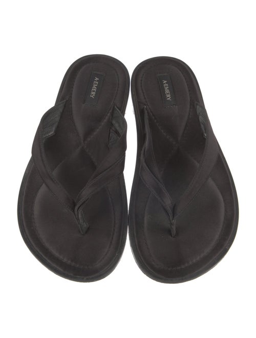 A.Emery Satin Flip Flops