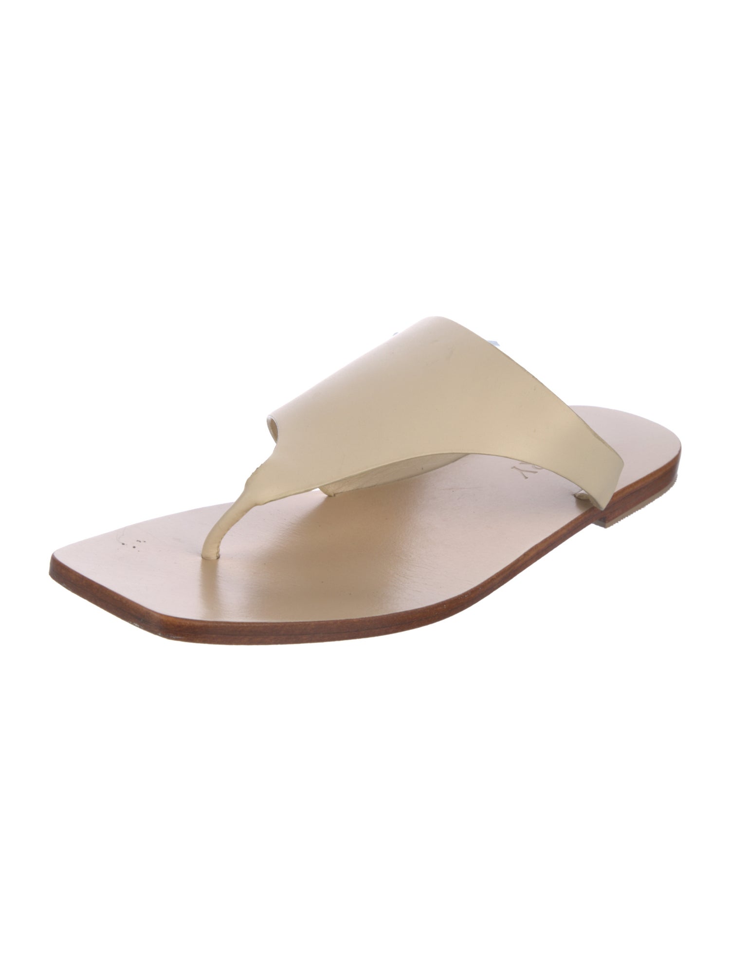 A.Emery Leather Slides