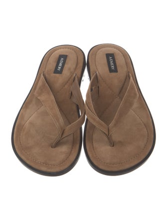 A.Emery Suede Cutout Accent Slides