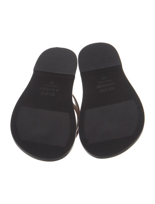 A.Emery Suede Cutout Accent Slides