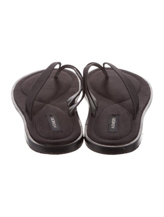 A.Emery Satin Cutout Accent Flats