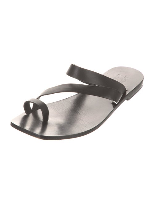 A.Emery Leather Slides