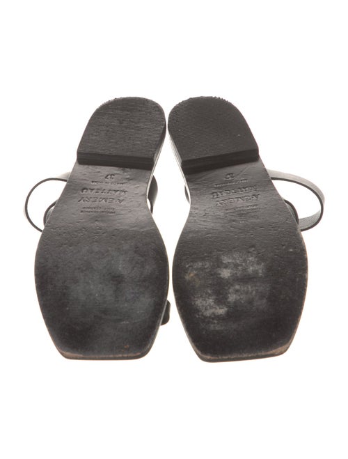 A.Emery Leather Slides