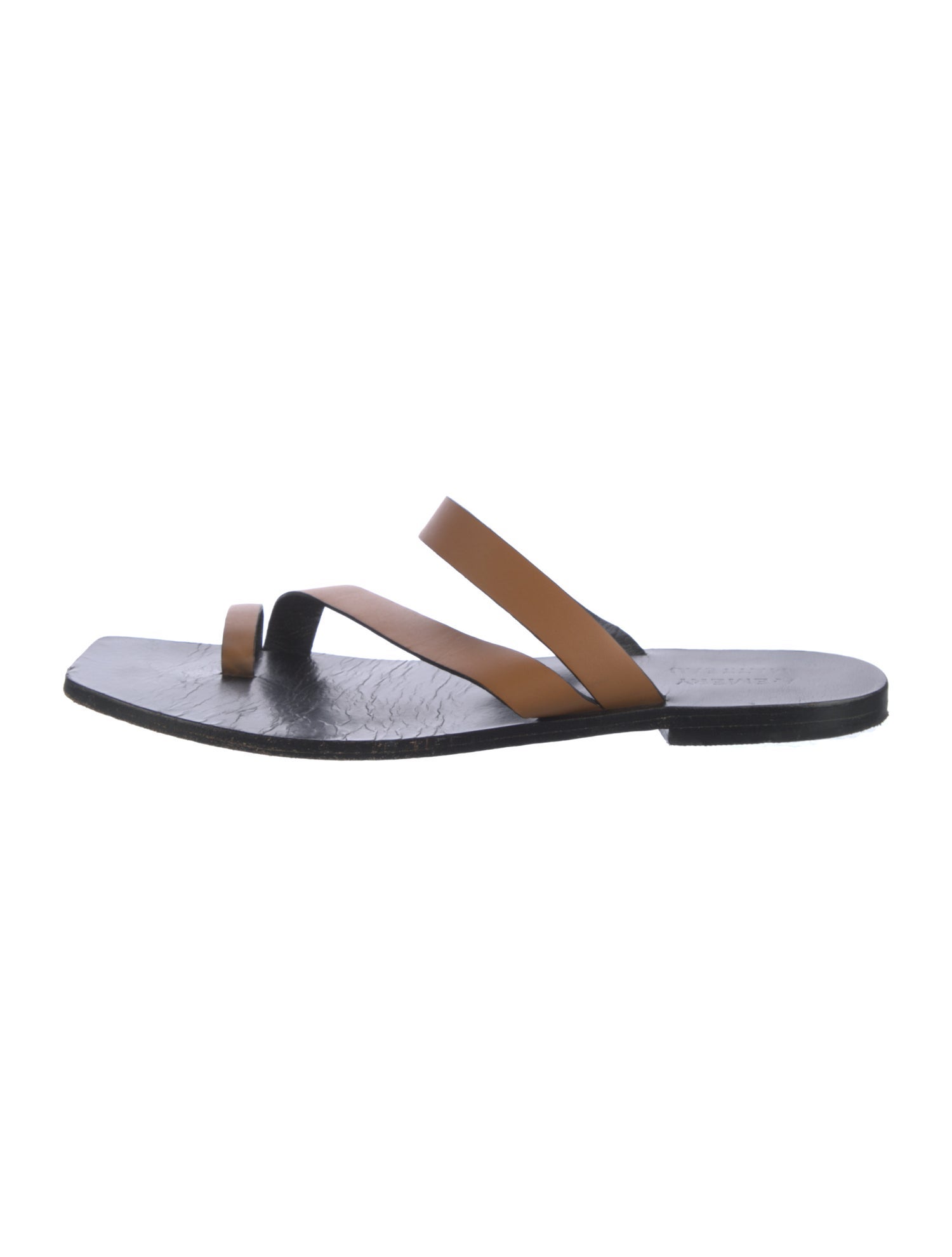 A.Emery Leather Slides