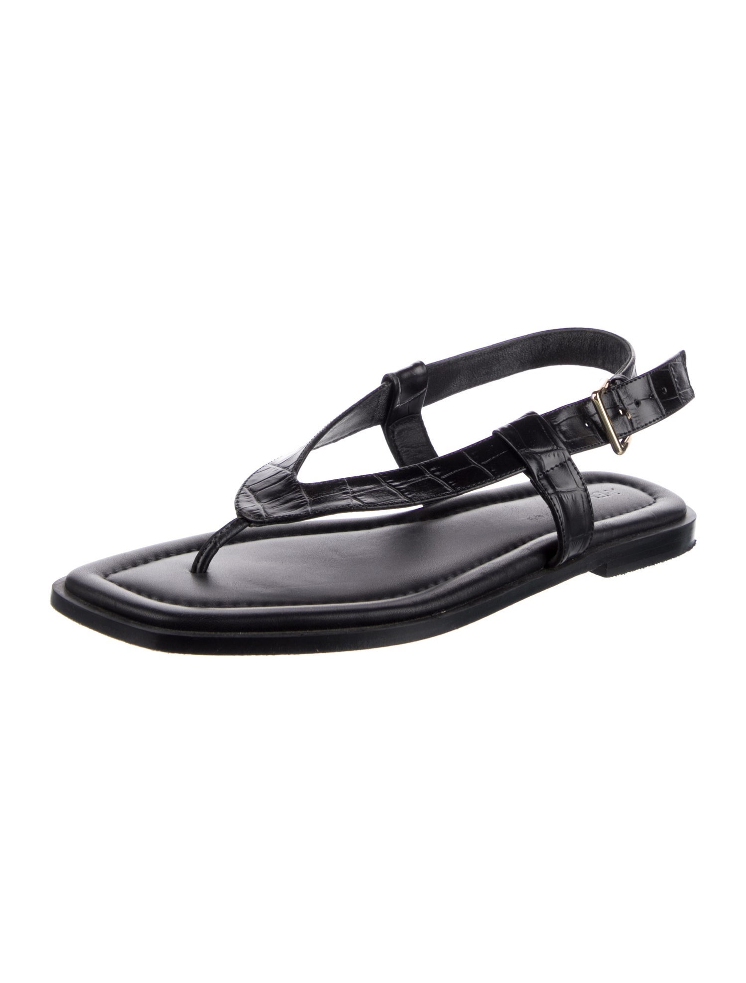 A.Emery Leather Slingback Sandals