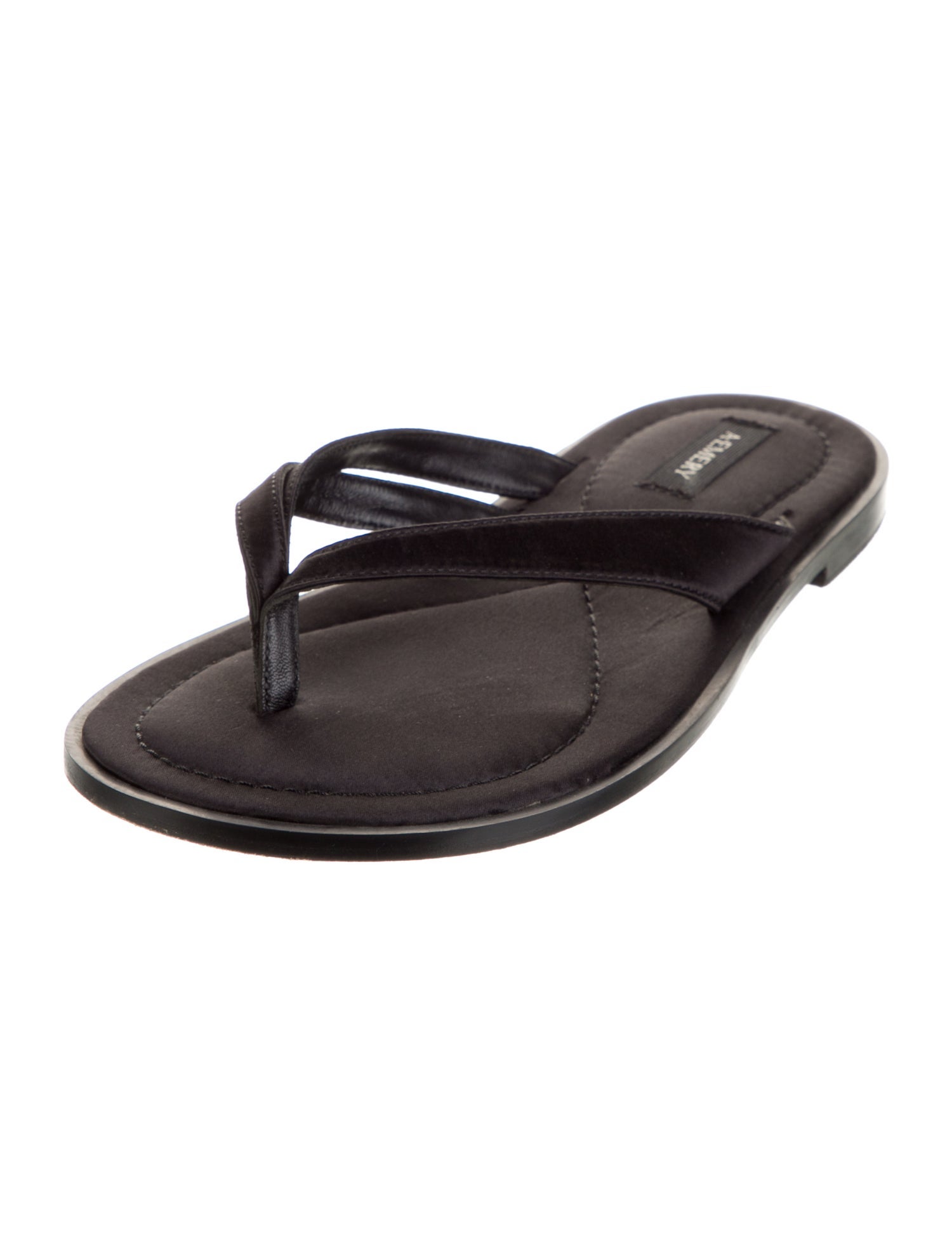 A.Emery Satin Flip Flops